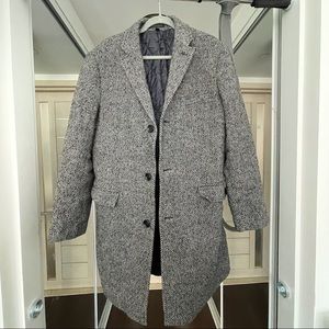 Jcrew Wool Herringbone Coat 42